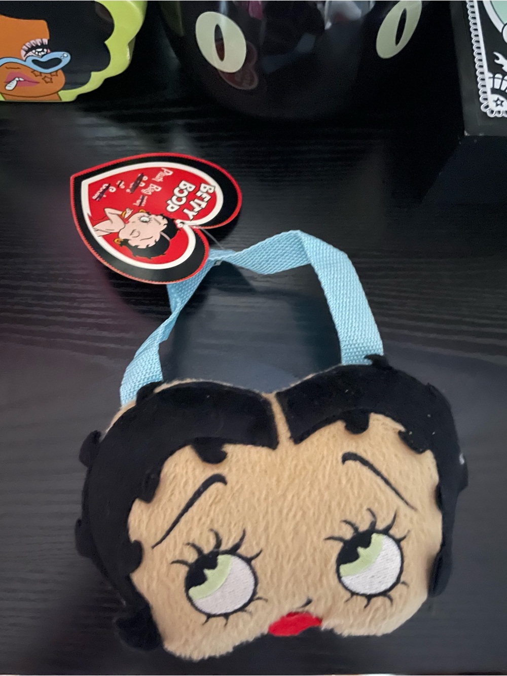 Mini Betty Boop Plush Face Purse